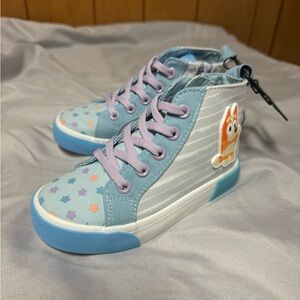 Bluey Toddler Girls High Top Sneakers Size 10
